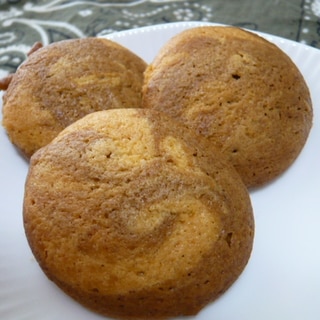 大豆粉、コーヒーマーブルクッキー